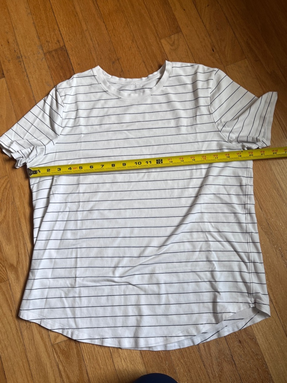 Lululemon Love Crewneck 10/12 Striped Relaxed Tee - Picture 8 of 9